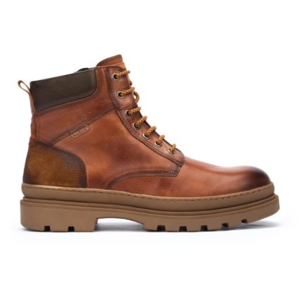 Men's Pikolinos OURENSE Ankle Boots Brown | NZ A7Q8923